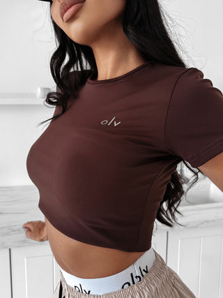 BASIC MUSE T-shirt chocolate